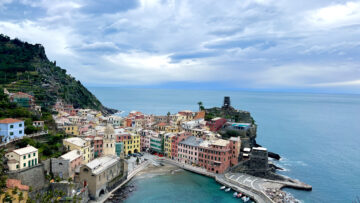Vernazza, Cinque Terre, Italy Seaside village on the Italian coast